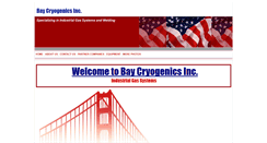 Desktop Screenshot of baycryogenics.com